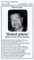 Sonett "Grand Piano" by Raymond Mair (2002)